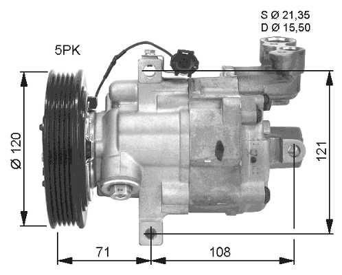 ACR Kompressori, ilmastointilaite 134528