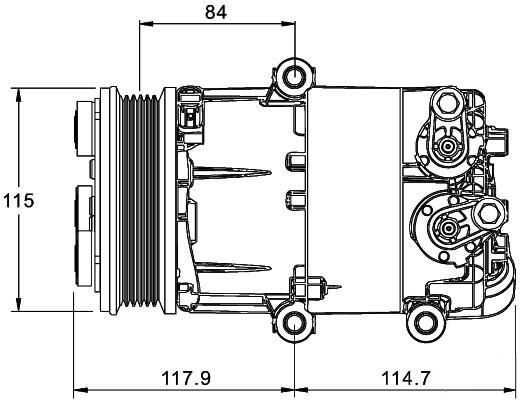 ACR Kompressori, ilmastointilaite 135144