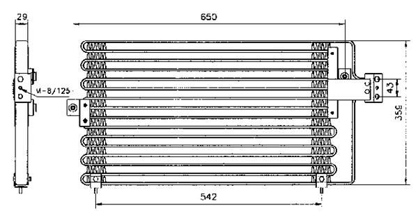 ACR Lauhdutin, ilmastointilaite 300100