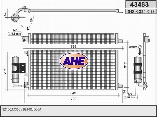 AHE Lauhdutin, ilmastointilaite 43483