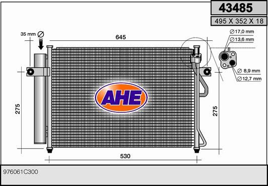 AHE Lauhdutin, ilmastointilaite 43485