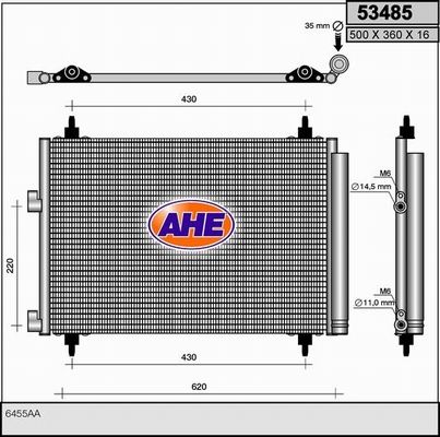 AHE Lauhdutin, ilmastointilaite 53485