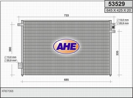 AHE Lauhdutin, ilmastointilaite 53529