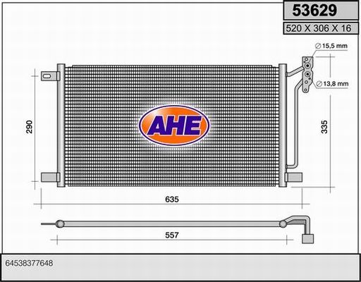 AHE Lauhdutin, ilmastointilaite 53629