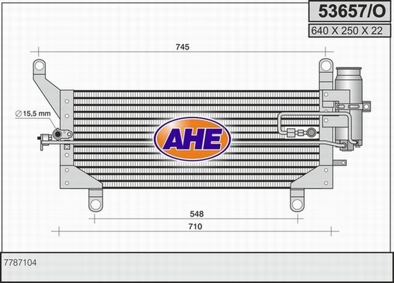 AHE Lauhdutin, ilmastointilaite 53657/O