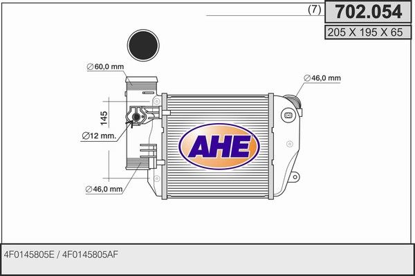 AHE Välijäähdytin 702.054