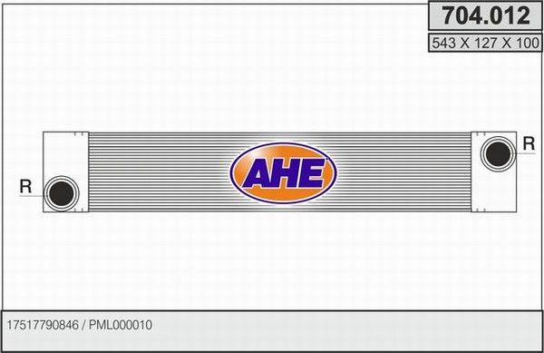 AHE Välijäähdytin 704.012