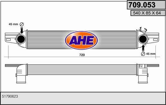 AHE Välijäähdytin 709.053