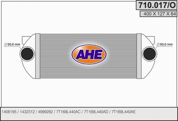 AHE Välijäähdytin 710.017/O