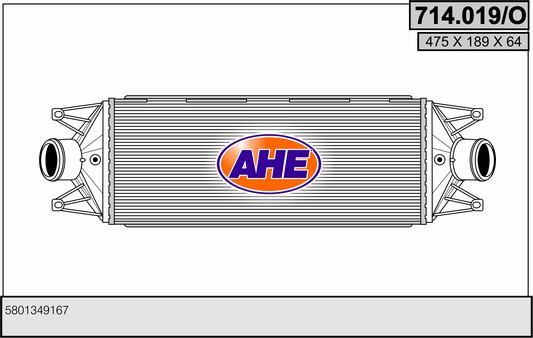 AHE Välijäähdytin 714.019/O