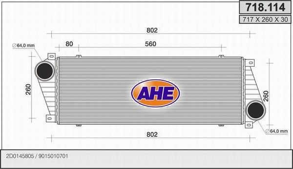 AHE Välijäähdytin 718.114