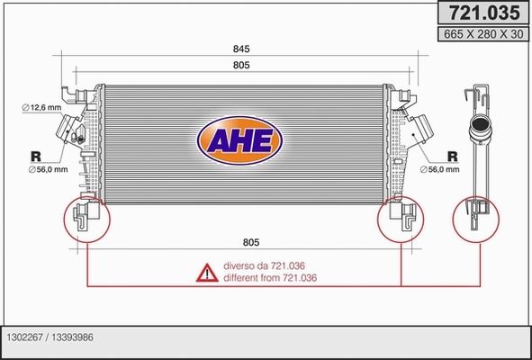 AHE Välijäähdytin 721.035