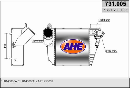 AHE Välijäähdytin 731.005