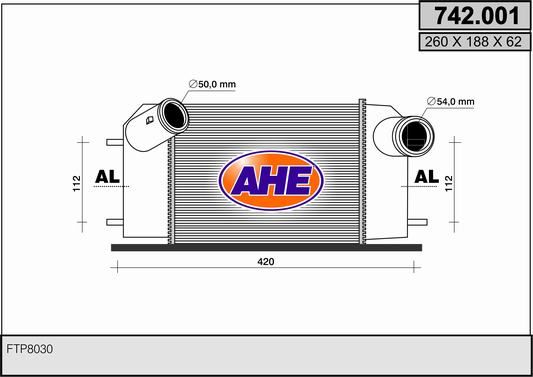 AHE Välijäähdytin 742.001