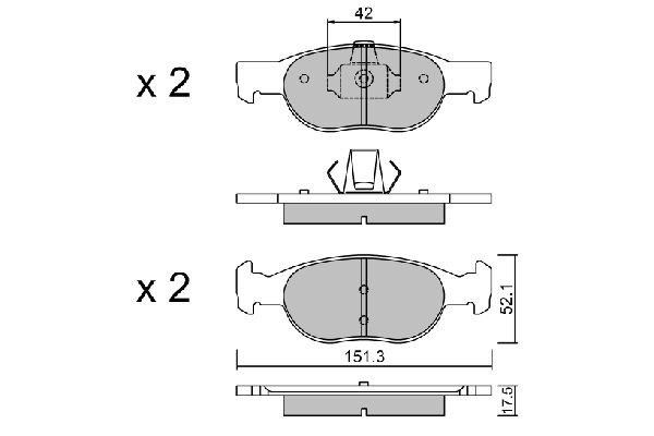 AISIN Jarrupala, levyjarru BPFI-1002