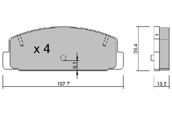 AISIN Jarrupala, levyjarru BPMZ-2001