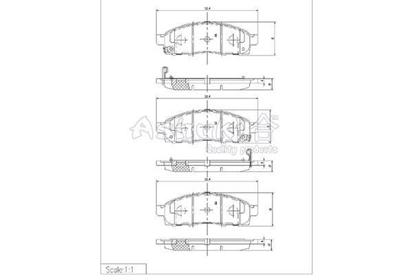 ASHUKI Jarrupala, levyjarru N009-93