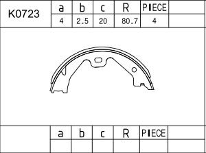 ASIMCO Jarrukenkäsarja K0723