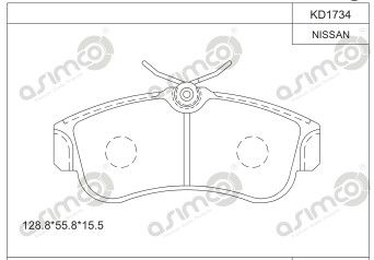 ASIMCO Jarrupala, levyjarru KD1734