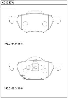 ASIMCO Jarrupala, levyjarru KD1747W