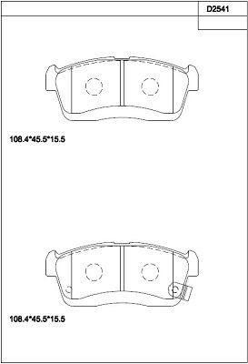 ASIMCO Jarrupala, levyjarru KD2541