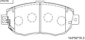 ASIMCO Jarrupala, levyjarru KD2741W