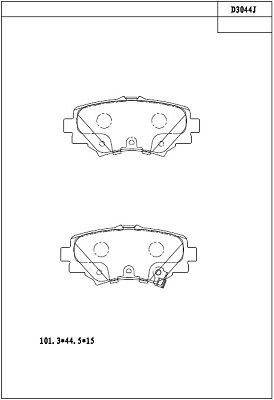 ASIMCO Jarrupala, levyjarru KD3044