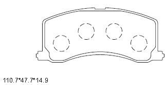 ASIMCO Jarrupala, levyjarru KD3706