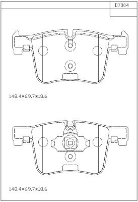 ASIMCO Jarrupala, levyjarru KD7004