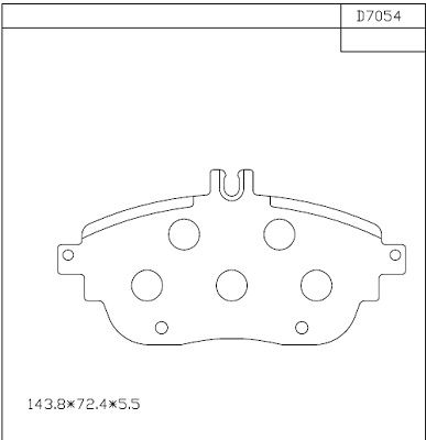 ASIMCO Jarrupala, levyjarru KD7054