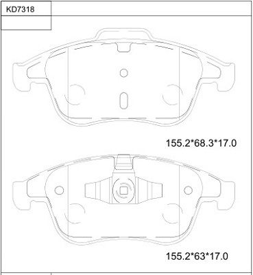 ASIMCO Jarrupala, levyjarru KD7318