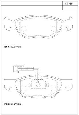 ASIMCO Jarrupala, levyjarru KD7339