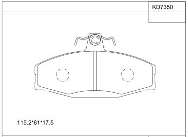 ASIMCO Jarrupala, levyjarru KD7350