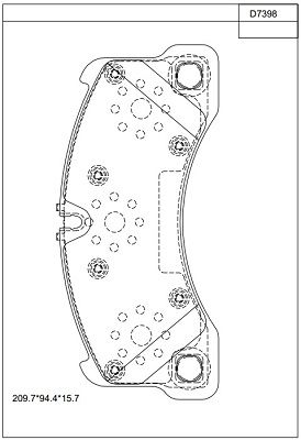 ASIMCO Jarrupala, levyjarru KD7398