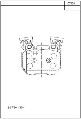 ASIMCO Jarrupala, levyjarru KD7400