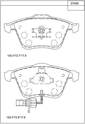 ASIMCO Jarrupala, levyjarru KD7409