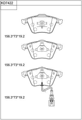 ASIMCO Jarrupala, levyjarru KD7422