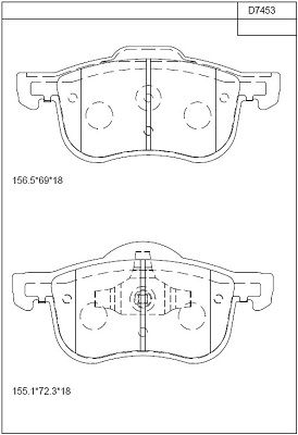 ASIMCO Jarrupala, levyjarru KD7453