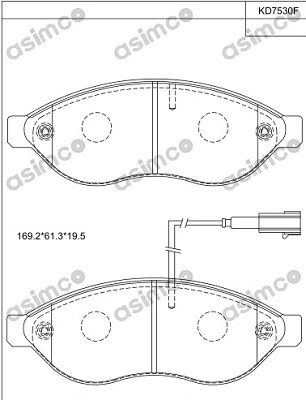 ASIMCO Jarrupala, levyjarru KD7530F