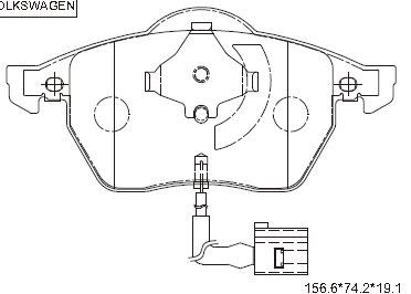 ASIMCO Jarrupala, levyjarru KD7564