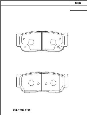 ASIMCO Jarrupala, levyjarru KD9042