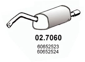 ASSO Takaäänenvaimentaja 02.7060