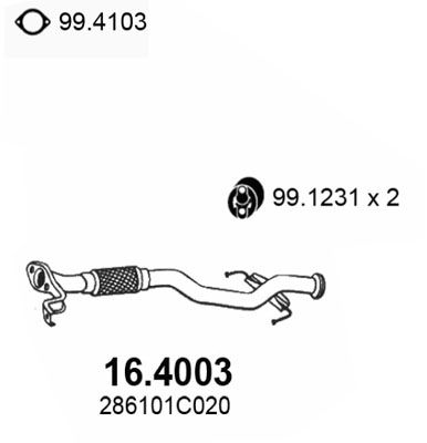 ASSO Pakoputki 16.4003