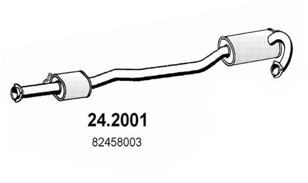 ASSO Etuäänenvaimentaja 24.2001