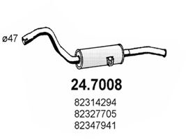 ASSO Takaäänenvaimentaja 24.7008