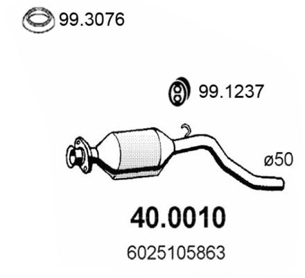 ASSO Katalysaattori 40.0010