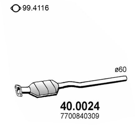 ASSO Katalysaattori 40.0024