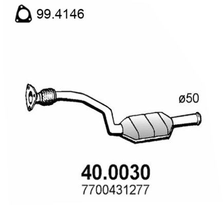ASSO Katalysaattori 40.0030