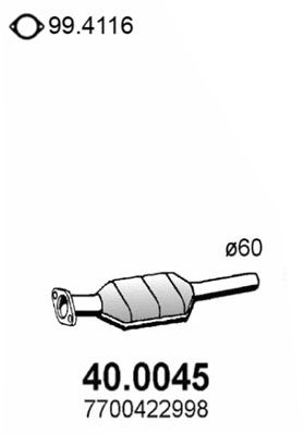 ASSO Katalysaattori 40.0045