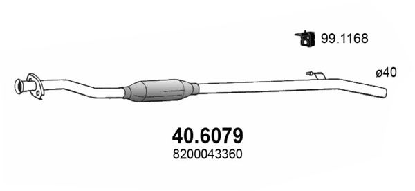 ASSO Keskiäänenvaimentaja 40.6079